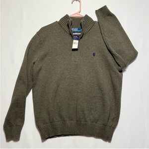 Polo by Ralph Lauren Men's Olive Sweater Large